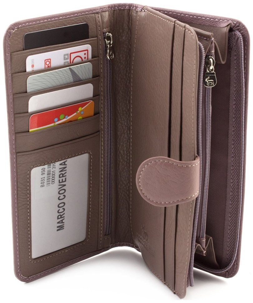 Оригінальний жіночий гаманець пудровий кольору Marco Coverna (17889) modnotak фото №2