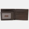Тонкий чоловічий гаманець з коричневої шкіри без монетниці Tailian 65698 - 2