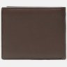 Тонкий чоловічий гаманець з коричневої шкіри без монетниці Tailian 65698 - 3