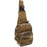 Чоловіча тактична сумка через плече із текстилю з маскувальним принтом Піксель - Monsen (55998) - 1