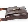 Мужская сумка коричневого цвета из гладкой кожи VATTO (11640) - 9