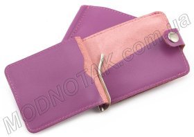 Компактный зажим для денег с фиксацией на кнопку ST Leather (18569)