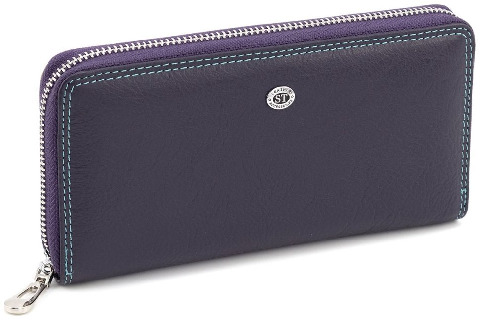 Стильний шкіряний гаманець на блискавки ST Leather (16024) modnotak фото №1