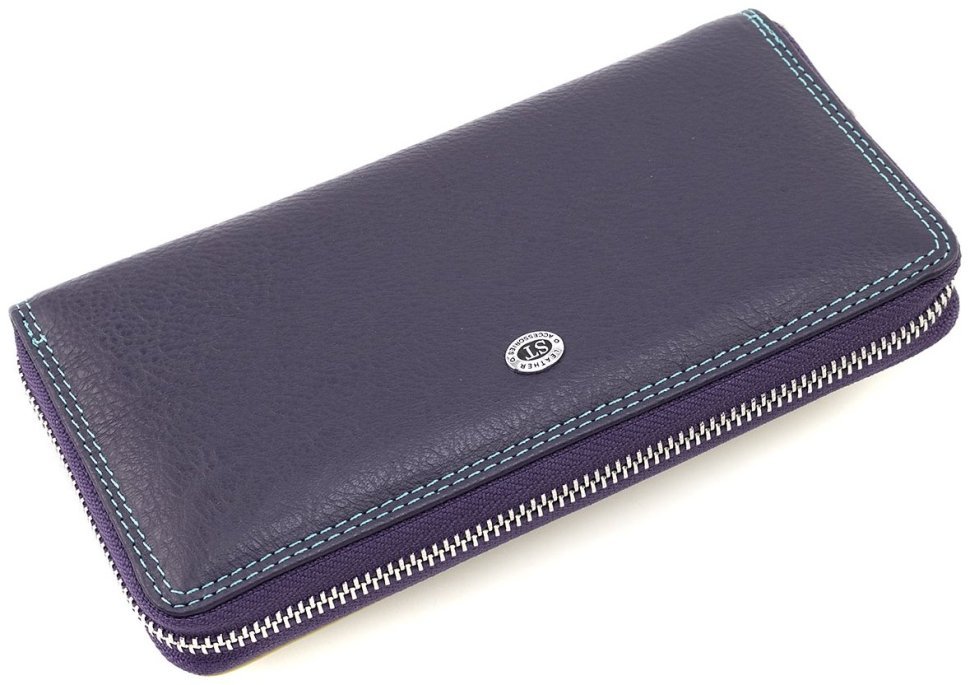 Стильний шкіряний гаманець на блискавки ST Leather (16024) modnotak фото №5