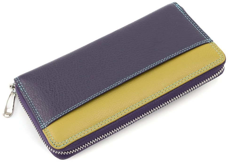 Стильний шкіряний гаманець на блискавки ST Leather (16024) modnotak фото №6