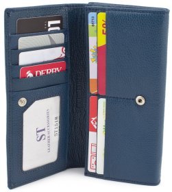 Женский кожаный кошелек с наружной монетницей ST Leather (16400)