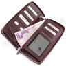 Довгий шкіряний гаманець на блискавки KARYA (0951-243) - 2