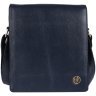 Повседневная мужская сумка планшет синего цвета с клапаном на магните Hammonds Flycatcher SB1159 107998 modnotak фото - 1