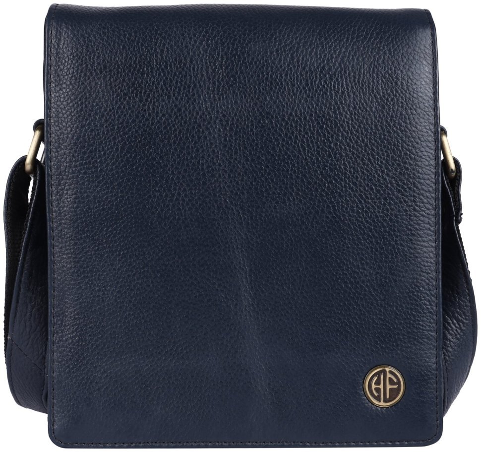 Повседневная мужская сумка планшет синего цвета с клапаном на магните Hammonds Flycatcher SB1159 107998 modnotak фото №1