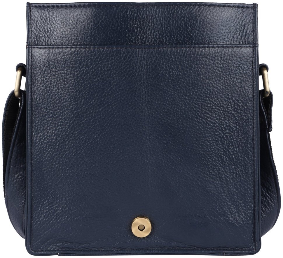 Повседневная мужская сумка планшет синего цвета с клапаном на магните Hammonds Flycatcher SB1159 107998 modnotak фото №3