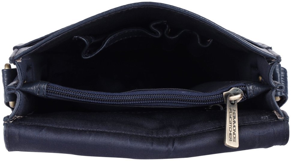 Повседневная мужская сумка планшет синего цвета с клапаном на магните Hammonds Flycatcher SB1159 107998 modnotak фото №6