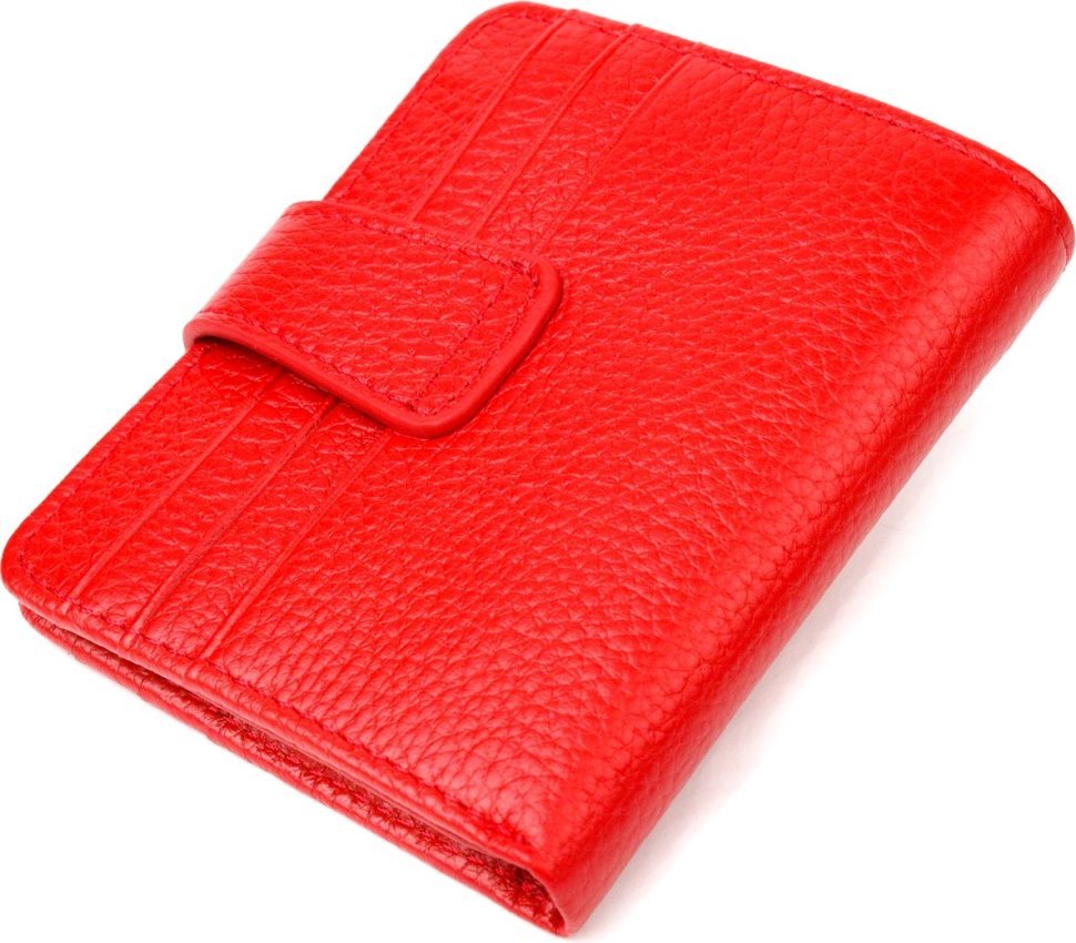 Яскравий жіночий гаманець із натуральної зернистої шкіри CANPELLINI (2421690)