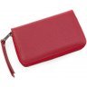 Невеликий шкіряний жіночий гаманець червоного кольору з монетницьою Tony Bellucci (12487) - 4