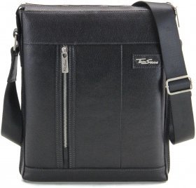 Добротная мужская сумка-планшет из натуральной кожи высокого качества Tom Stone (10999) - 2