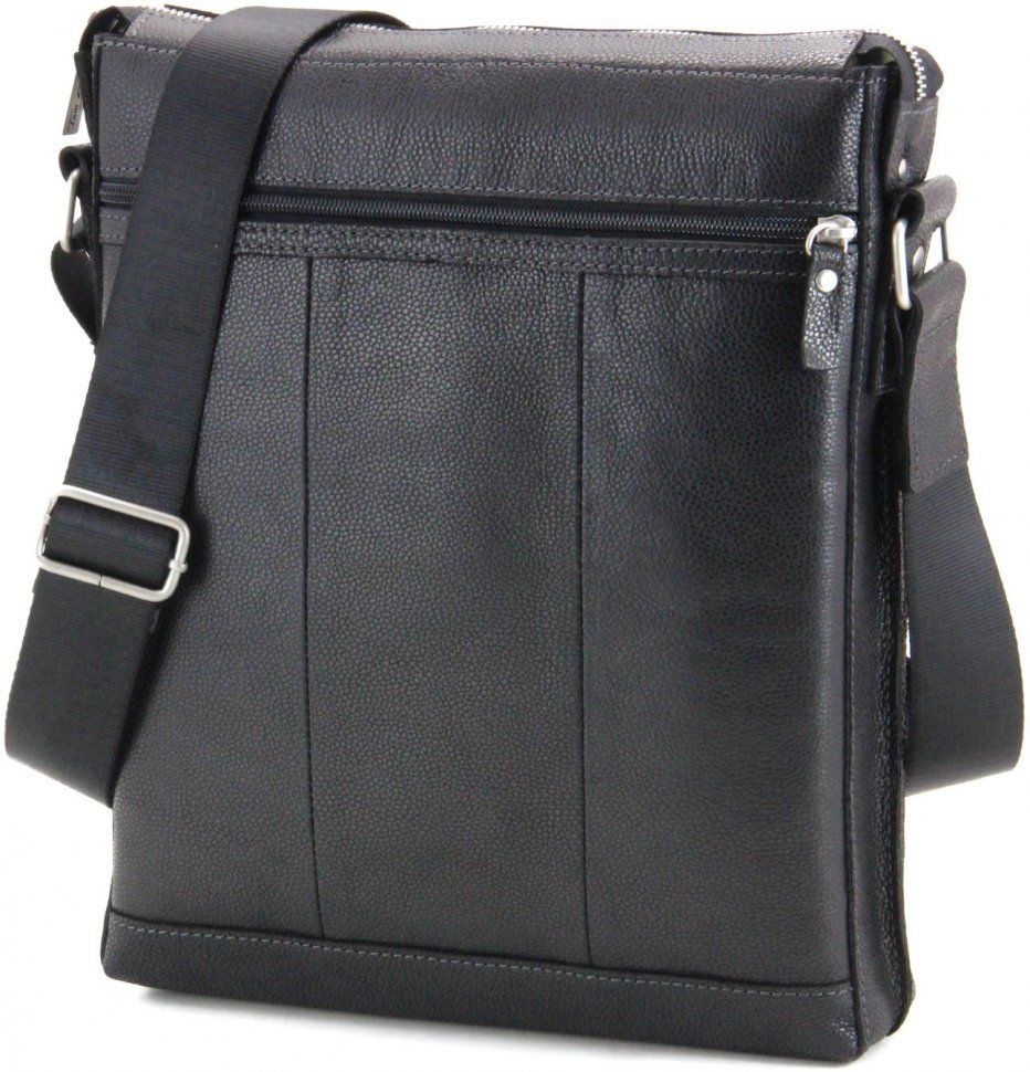 Добротная мужская сумка-планшет из натуральной кожи высокого качества Tom Stone (10999)