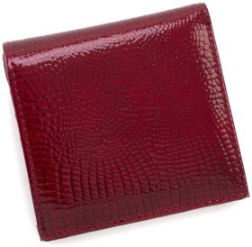Червоний жіночий гаманець із лакової шкіри з монетницею ST Leather 70799