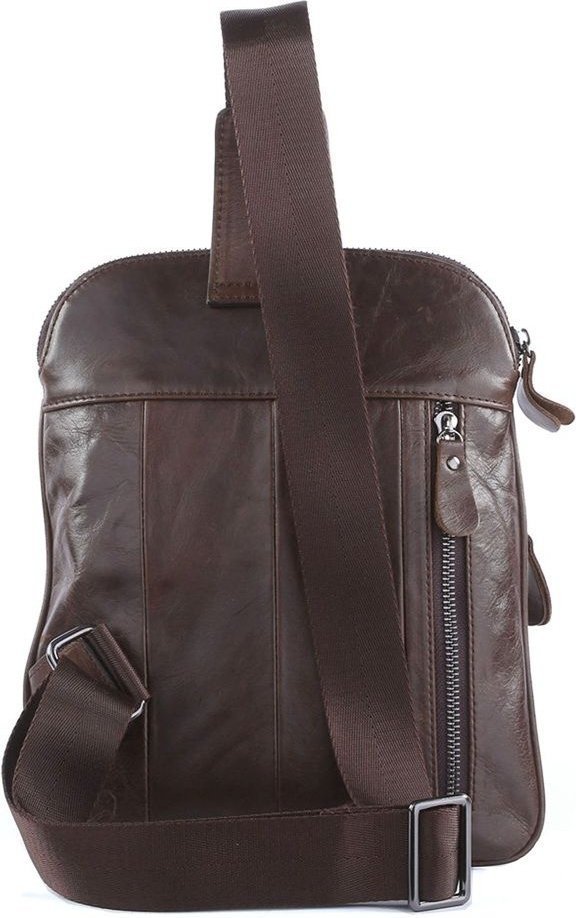 Зручна чоловіча сумка рюкзак через одне плече VINTAGE STYLE (14185)