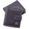 Женский маленький кошелечек фиолетового цвета ST Leather (17474) - 1