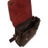 Мужская сумка-мессенджер через плечо из матовой винтажной кожи Tiding Bag 7055DB - 5