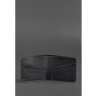 Мужское портмоне черного цвета из винтажной кожи без фиксации BlankNote (12589) - 4