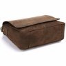Винтажная мужская кожаная сумка большого размера с отделением под ноутбук Tiding Bag (15854) - 7