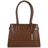Сумка женская кожаная с фактурой кроко Ashwood Tan 93999 фото №1 Сумка женская кожаная с фактурой кроко Ashwood Tan 93999 modnotak фото - 1