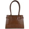 Сумка женская кожаная с фактурой кроко Ashwood Tan 93999 фото №4 Сумка женская кожаная с фактурой кроко Ashwood Tan 93999 modnotak фото - 4