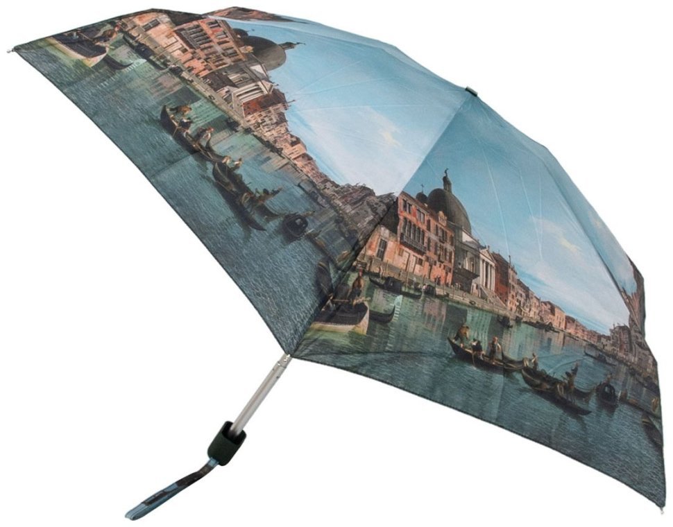 Мини-зонт женский Fulton L794-041291 National Gallery Tiny-2 Canaletto Venice (Разноцветный с рисунком "Венеция", механика) 94299 modnotak фото №1