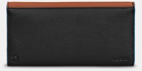 Разноцветный женский кошелек из кожи флотар на кнопке с RFID-защитой Yoshi Y1252 CB 94399