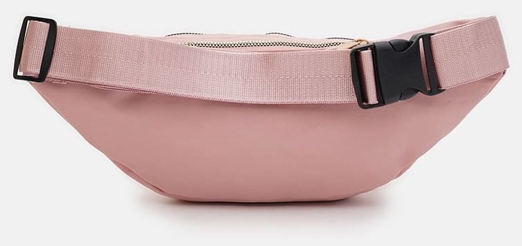 Стеганая сумка на пояс из качественного текстиля для женщин Monsen 104499 розового цвета modnotak фото №2