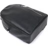 Компактный женский рюкзак из натуральной кожи черного цвета Shvigel (16317) - 3