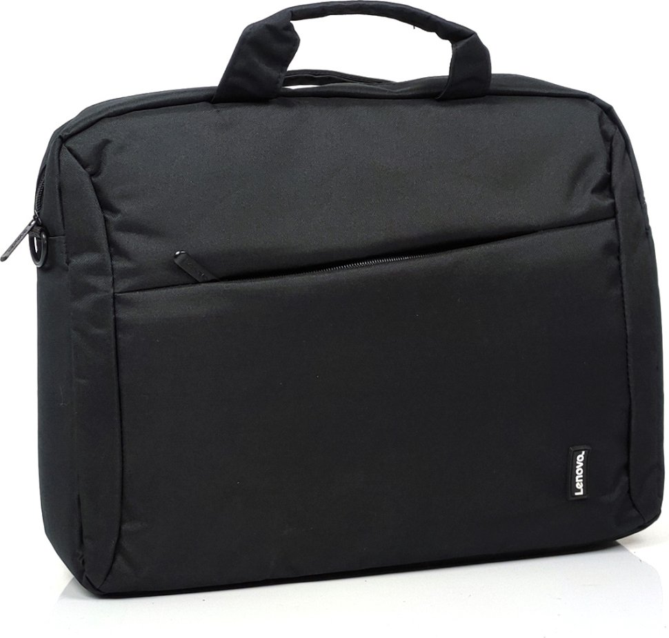 Тканинна сумка для ноутбука 15 дюймів у чорному кольорі з ручками Tiding Bag (21234)