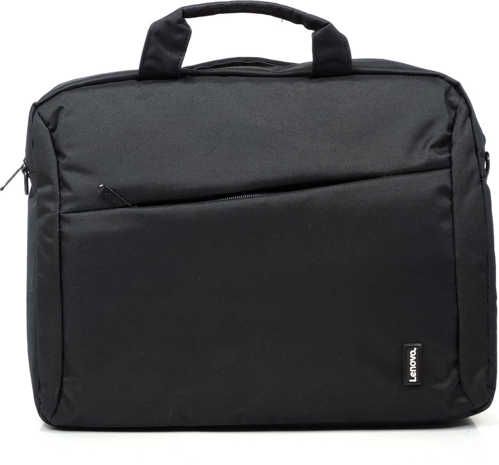 Тканевая сумка для ноутбука 15 дюймов в черном цвете с ручками Tiding Bag (21234)