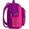 Яскравий шкільний рюкзак для дівчаток із текстилю на два відділення Bagland 55699 - 2