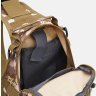 Мужская тактическая сумка-слинг из текстиля с принтом пиксель - Monsen (55999) - 5
