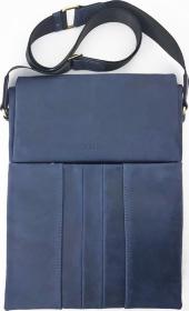 Большая вертикальная мужская сумка из винтажной кожи Крейзи VATTO (11841)