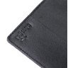 Кожаная классическая обложка на паспорт черного цвета с надписью SHVIGEL (2413977) - 6