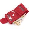 Жіночий гаманець невеликого розміру із натуральної шкіри червоного кольору ST Leather 1767299 - 7