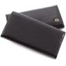 Женский кошелек черного цвета в лаке ST Leather (16306) - 4
