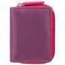 Фіолетово-рожевий маленький жіночий гаманець з натуральної шкіри Visconti Hawaii 77399 - 1