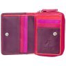Фіолетово-рожевий маленький жіночий гаманець з натуральної шкіри Visconti Hawaii 77399 - 3