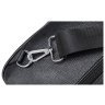 Невелика чоловіча сумка-рюкзак із фактурної шкіри чорного кольору Tiding Bag 77499 - 4