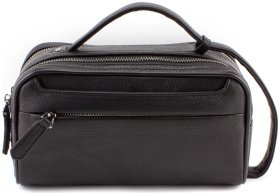 Мужской кожаный несессер с боковой ручкой H.T. Leather (10422)