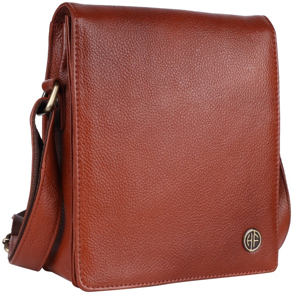 Сумка планшет с клапаном на магните через плечо для мужчин Hammonds Flycatcher SB1159 коричневого цвета 107999 modnotak фото №4