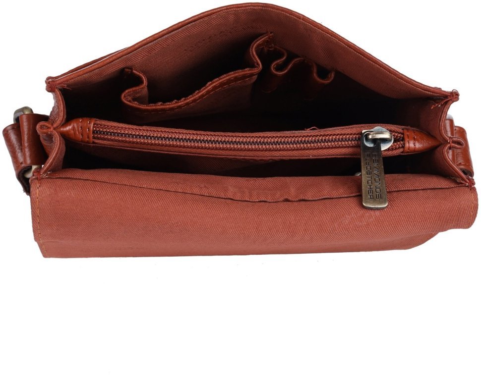 Сумка планшет с клапаном на магните через плечо для мужчин Hammonds Flycatcher SB1159 коричневого цвета 107999 modnotak фото №6