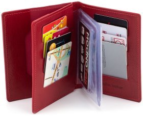 Женская кожаная обложка для документов Grande Pelle (13075)