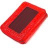 Красный женский кошелек из натуральной кожи под крокодила на молнии CANPELLINI (2421489) - 2
