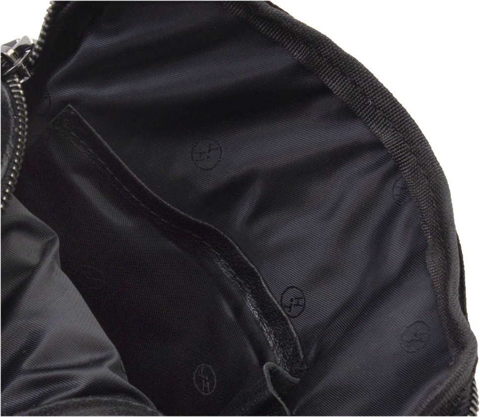 Чоловіча наплічна сумка середнього розміру з натуральної шкіри високої якості H.T. Leather 68599