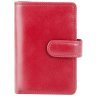Жіночий вертикальний гаманець з натуральної шкіри червоного кольору з RFID - Visconti Venice 68799 - 4