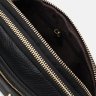 Небольшая женская сумка на каждый день из фактурной кожи Borsa Leather 108899 черного цвета modnotak фото - 5